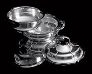 Odiot - 10pc Antique French 950 Sterling Silver Serving Platter Set, Louis XVI + Storage Wraps.