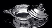Odiot - Two 3pc. Covered 19th Century 950 Sterling Silver Vegetable Servers