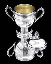 Keller - 8pc. Louis XVI 19th Century 950 Sterling Silver Tea Set, Museum Quality