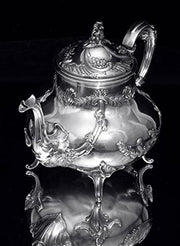 Boulenger - 6pc. Antique French 950 Sterling Silver Tea Set