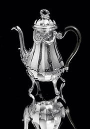 Christofle - 6pc. Louis XVI 950 Sterling Silver Tea/Coffee Serving Set