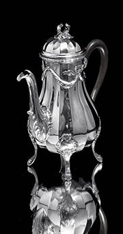 Christofle - 6pc. Louis XVI 950 Sterling Silver Tea/Coffee Serving Set