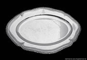 Aucoc - Antique French 950 Sterling Silver Gravy Boat and Large Matching Oval Serving Platter