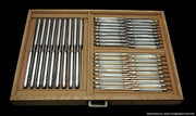 Falkenberg - 144pc. French Antique Louis XVI 950 Sterling Silver Flatware Set + Storage Chest