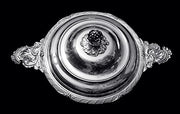Odiot - Two 3pc. Covered 19th Century 950 Sterling Silver Vegetable Servers
