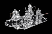 Christofle - 6pc. Louis XVI 950 Sterling Silver Tea/Coffee Serving Set