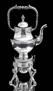 Keller - 8pc. Louis XVI 19th Century 950 Sterling Silver Tea Set, Museum Quality