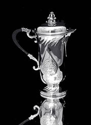 Christofle (Cardeilhac) - 10pc. Antique French 950 Sterling Silver Tea Set - Rare Renaissance Pattern