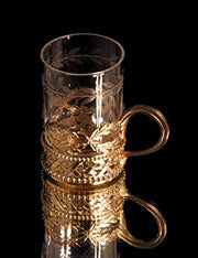 Odiot - 17pc Napoleon III Gold Plated Sterling Silver (Vermeil) Decanter Serving Set. MAGNIFICENT !
