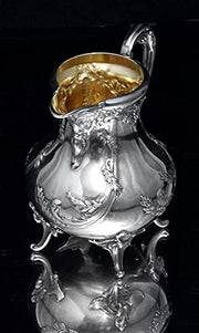 Boulenger - 6pc. Antique French 950 Sterling Silver Tea Set