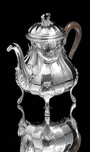 Christofle - 6pc. Louis XVI 950 Sterling Silver Tea/Coffee Serving Set