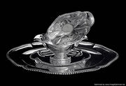Aucoc - Antique French 950 Sterling Silver Gravy Boat and Large Matching Oval Serving Platter