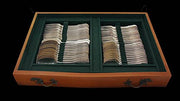 Bonnescoeur - 178pc. Antique French 950 Sterling Silver Flatware Set + Cabinet (Louis XVI)