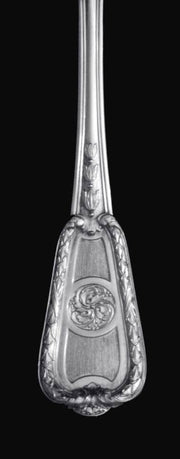 Christofle (Cardeilhac) - 44pc Antique French 950 Sterling Silver Flatware Set, Bagatelle Model