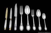 Falkenberg - 144pc. French Antique Louis XVI 950 Sterling Silver Flatware Set + Storage Chest
