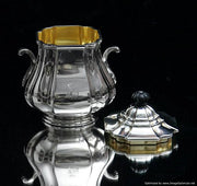 Auguste Leroy 6pc. Original French Art Deco Sterling Silver Tea Set