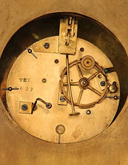 Preyat - French Gold Plated Bronze Wall Clock, Museum Quality - 1800s !!