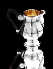 Christofle (Cardeilhac) - 4pc. Antique French 950 Sterling Silver Tea Set + Boulenger Sterling Serving Tray, 1890s !