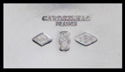 Christofle (Cardeilhac) - 4pc. Antique French 950 Sterling Silver Tea Set + Boulenger Sterling Serving Tray, 1890s !