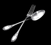 Henin - 138pc. Antique Louis XVI French 950 Sterling Silver Flatware Set - No Monograms !