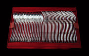 Odiot - 126pc. Antique 19th Century French 950 Sterling Silver Flatware Set + Storage Chest !