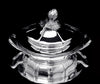 Odiot - 3pc. Antique French 19th Century 950 Sterling Silver Covered Vegetable Server - MINT !