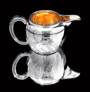 Odiot & Faberge - 9pc. French 950 Sterling Silver Tea Set + 6 Faberge Egg Espresso Cups - STUNNING !!