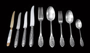 Puiforcat (Hermes) - 170pc. Antique French Art Nouveau French 950 Sterling Silver Flatware Set !