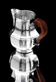 Christofle - 5pc. Original "Gatsby Era" French Art Deco Silver Plate Tea / Coffee Set, Like New, 1920a
