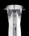 Christofle - Filets Model Silver Plate Champagne / Wine Cooler Musuem Quality - 1950s
