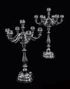 Spanish - Two 19th Century Spanish 915 Silver, 7-Candle Candelabra, Museum Quality.
