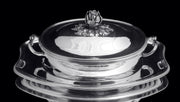 Puiforcat (Hermes) - 3pc. Louis XVI French 950 Sterling Silver Covered Vegetable Server, Serving Platter !