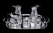 Puiforcat (Hermes) - 6pc. Original French Art Deco 950 Sterling Silver Tea Set, Museum Quality.