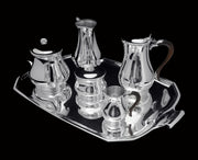 Puiforcat (Hermes) - 6pc. Original French Art Deco 950 Sterling Silver Tea Set, Museum Quality.