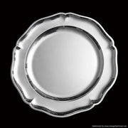 Puiforcat (Hermes) - 2 Antique Round French 950 Sterling Silver Serving Platters, 1980s