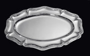 Puiforcat (Hermes) - Two Antique French 950 Sterling Silver Louis XVI Serving Platters + Storage Wraps, MUSEUM QUALITY !