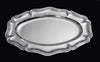 Puiforcat (Hermes) - Two Antique French 950 Sterling Silver Louis XVI Serving Platters + Storage Wraps, MUSEUM QUALITY !