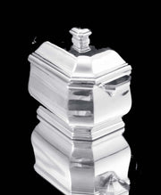 Tetard - 4pc. Original French Art Deco 950 Sterling Silver Tea Set + Serving Tray, Like New !